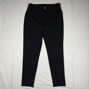 INC Womens Black Stretch Ponte Pants 2P